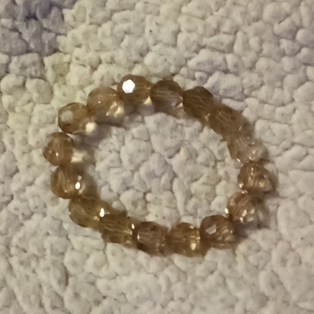 Hand crafted beaded bracelet